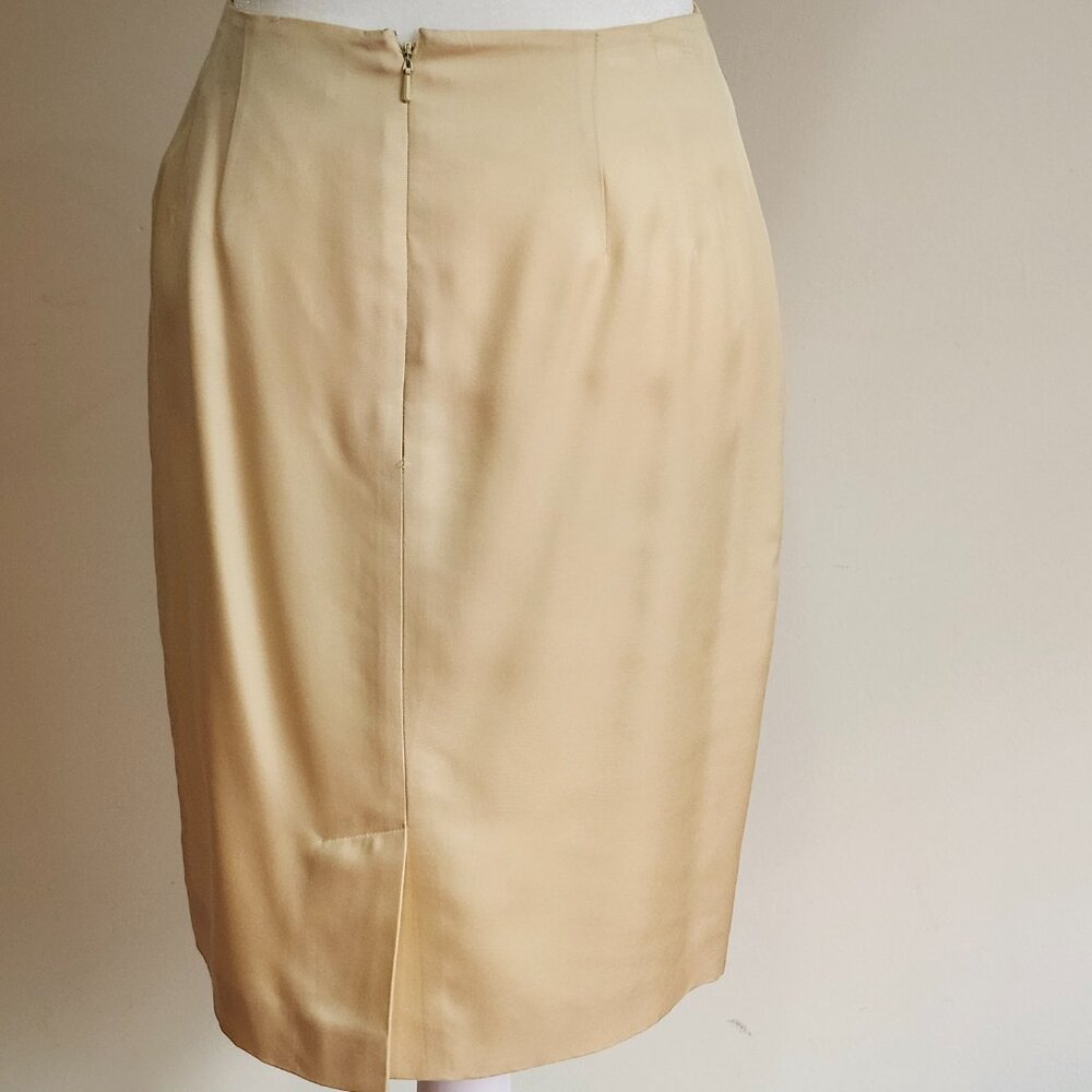 Ellen Tracy silk SKIRT VINTAGE - Picture 3 of 4
